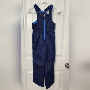 Swiss Tech Youth Snow Bibs, Navy Blue, Size Small (6/7)